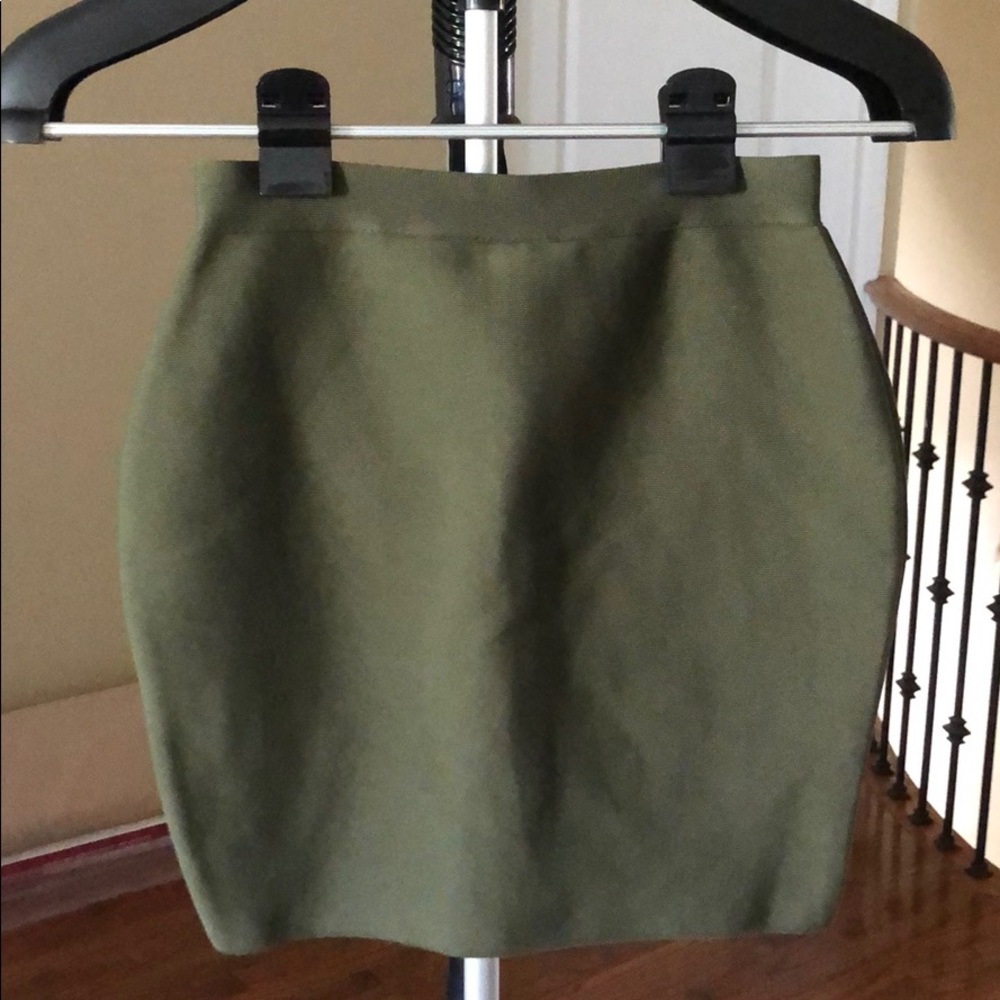 Green Bandage Skirt